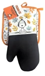 Peanuts Snoopy And Woodstock Oven Mitt Potholder Kitchen Set Fall Leaves New. Fixed Price $15.27.