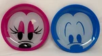 Disney Minnie & Mickey Mouse Glass Kitchen Plate Set. Fixed Price $9.00.