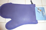 Silicone Oven Mitt Professional Kitchen Chef Cook Heat Resistant Insulated Gray. Fixed Price $11.99.