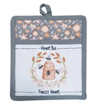Kay Dee Designs Bee Inspired Embroidered Pocket Mitt, 8" X 10", Various. Fixed Price $9.99.