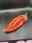 Vintage 1993 Boston Warehouse Red Chili Pepper Mini Oven Mitt Pot Holder. Fixed Price $15.00.