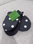 Kate Spade Mini Oven Mitts Set Of 2 Silicone Grip Black White Dot Nwt. Fixed Price $12.00.