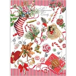 Michel Design Works Peppermint Candy Christmas Holiday Cotton Kitchen Towel. Fixed Price $13.50.