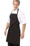 Chef Works Bib Apron Black One Size. Fixed Price $12.00.
