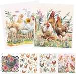 Swedish For Kitchen, 6PCS Chicken Rooster Gift Se. Fixed Price $16.99.