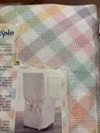 Town & Country Spring Splendor Gingham Dining Armless Chair Covers Pastels QTY-2. Fixed Price $29.00.