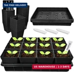 June Fox 60 Pcs Square Nursery Pots For Plants, 5 Seed Starter Tray Kit, 3.3. Fixed Price $49.60.