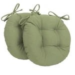 Blazing Needles Solid Twill Round Tufted Chair Cushions Set Of 2 16 Sage. Fixed Price $71.23.