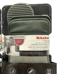 Kitchenaid 4 Piece Silicone Set Oven Mitts Home Gray New. Fixed Price $29.99.