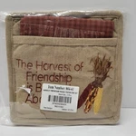 Park Designs Fall Potholder And Plaid Tea Towel Set Harvest Of Friendship Nwt. Fixed Price $12.99.