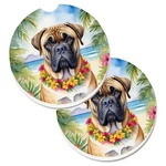 Carolines Treasures DAC6395CARC 2.5 X In. Bullmastiff Luau Cup Holder Car.... Fixed Price $23.36.