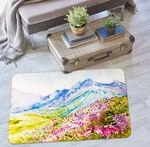3D Color Mountain Flower ZHUA3560 Game Non Slip Rug Mat Photo Carpet Amy. Fixed Price $64.42.
