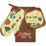 Hawaii 3 Piece Kitchen Set Towel & Potholder Oven Mitt Island Chain. Fixed Price $26.14.