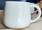 Better Homes And Gardens Abbott Ribbed Speckled Stoneware Mug 16 Oz 2PC Set.. Fixed Price $28.00.