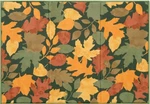Printed Microfiber Reversible Drying Mat (14"X21") Fall, Botanical Leaves, Ritz. Fixed Price $17.99.