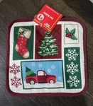 Christmas Theme Set Of Pot Holders & Kitchen Towels Brand New With Tags. Fixed Price $11.99.