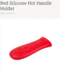 *new* Lodge Silicone Handle Holder For Cast Iron Pan Red ASHH41. Fixed Price $7.99.