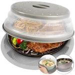 2 In 1, Aidacom Microwave Place Mat & Food Cover- As Bowl Holder, For Gray. Fixed Price $26.56.
