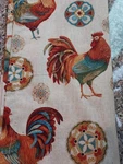 Tea Towel Set Of Twohandmade Farmhouse Chickens Country Cotton. Fixed Price $5.00.