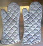 Pack Oven Mitts/ Gloves 17", Silicone Coated, Restaurant Commercial Grade 200F. Fixed Price $12.95.