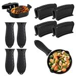 8 Pack Silicone Hot Handle Holder Cover Cast Iron Pot. Fixed Price $27.40.