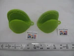 Two (2) Silicone Pot Holder Lime Green Grabber Hot Bakeware Oven Mitt. Fixed Price $15.90.