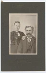 Hillsdale Michigan Cabinet Card Victorian Era Couple Woman Cdv Antique. Fixed Price $9.99.