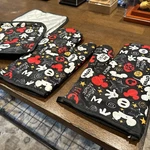 Disney/mickey Themed Stained Glass Oven Mitts + Pot Holders New Set. Fixed Price $16.00.