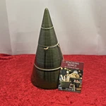 Demdaco Ceramic Christmas Tree 3 Stacking Bowl Set 10.5 Tall Holiday Tableware. Fixed Price $29.95.