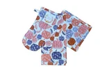 Whimsical Pumpkins 3 Pc Kitchen Set Potholder Oven Mitt & Towel 100% Cotton. Fixed Price $8.95.