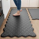 Upgrade Scalloped Embossed Kitchen Mats For Floor 2PCS Cushioned Anti Fatigue Wa. Fixed Price $48.23.
