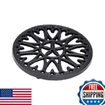 Minuteman International Sunburst Blue Black Wooden Stove Tabletop Cast Iron Triv. Fixed Price $47.46.