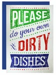 Mukitchen Cotton Designer Print Flour Sack Towel, Do Your Dishes, 6600-1622. Fixed Price $7.99.