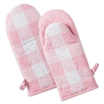 Oven Mitt Buffalo Check Kitchen Collection Farmhouse Pink White 2 Piece Dii. Fixed Price $20.00.