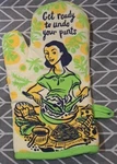 Get Ready To Undo Your Pants Oven Mitt By Blue Q - 12X6". Fixed Price $10.26.