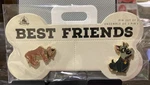 Disney Parks Lady & The Tramp Best Friends 2 Pin Set Trusty Jock New. Fixed Price $19.99.