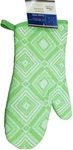 Printed Kitchen Jumbo Oven Mitt (7"X13") Light Green Design, Back,. Fixed Price $8.99.