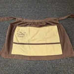 Vtg The Creative Circle Apron Womens One Size Brown Canvas Pocket Craft Utility. Fixed Price $24.95.