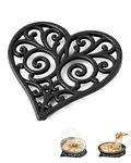 Gardmate Black Heart Cast Iron Trivet For Kitchen & Dining - Medium,. Fixed Price $21.73.