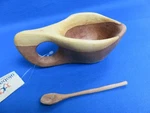 African Art Crafts Hand-carved Fair Trade "salt Pot" Dish From Kenya B. Fixed Price $13.56.