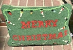 Chandler 4 Corners Merry Christmas Lights Hook Wool Pillow Holiday Laura Megroz. Fixed Price $29.95.