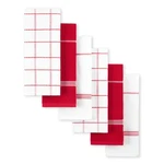 Modern Waffle Kitchen Towel Set 6-PACK, Red, 16"X28". Fixed Price $28.81.