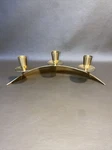 Metal Arts Co. Rochester Ny Ronald Pearson John Prip Solid Brass Candle Holder. Fixed Price $149.99.