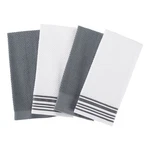 Mainstays Grey Woven Towel Set 4-PACK 16 X26 , Ideal For Kitchens. Fixed Price $9.87.