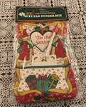 Country Store Sarah Lynne Holiday Potholder Note Pad Pen Gift Set. Fixed Price $12.99.