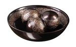 Creative Scents Dublin Brown Decorative Bowl With Orbs Set - Centerpiece Tabl.... Fixed Price $78.78.