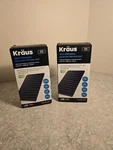 Kraus Self-draining Silicone Dish Drying Mat Kitchen Counter Black New. Set Of 2. Fixed Price $16.66.