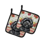 Carolines Treasures WDK8301PTHD Unisex Adult Black Lhasa Apso Vegetables Pot .... Fixed Price $28.06.