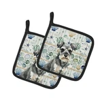 Carolines Treasures WDK7119PTHD 7.5 X In. Miniature Schnauzer Coastal Sea.... Fixed Price $30.72.