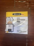 Bella 13769 0.9L Stainless Steel Deep Fryer Opened Box Unused With Manuel.. Fixed Price $20.00.